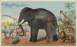 Publicité pour le savon Ivorine - American School